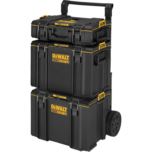 TOUGHSYSTEM&reg; 2.0 Rolling Tower, 24" x 20-2/5" x 34-1/2", Black/Yellow Northern Industrial Supply Inc.