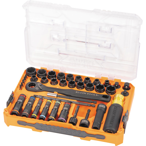 KNECT Complete Impact Pass Through & Flip Socket Set, 39 Pcs, Impact Northern Industrial Supply Inc.