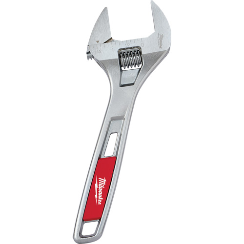 Wide Jaw Adjustable Wrench, 8" L, Chrome Northern Industrial Supply Inc.