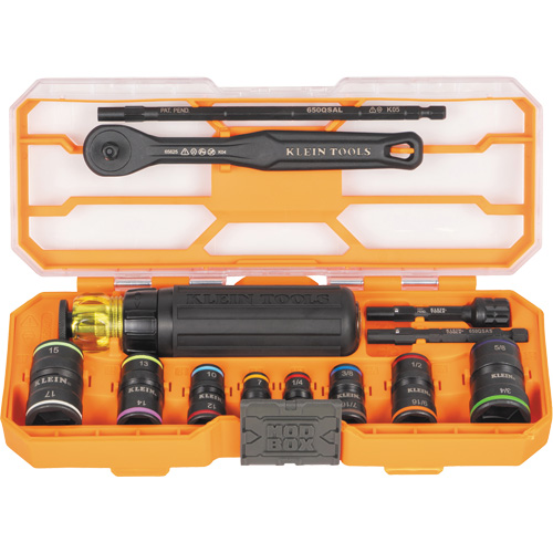 Flip-16 KNECT Ratcheting Impact Flip Socket Screwdriver Set, 13 Pcs Northern Industrial Supply Inc.