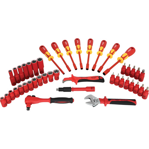 Jeu d'outils et douilles isol&eacute;s, 44 M Northern Industrial Supply Inc.