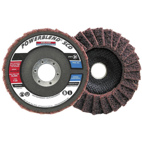 POWERBLEND SCD Surface Conditioning Flap Disc, 5" x 7/8", Type 29, Medium Grit Northern Industrial Supply Inc.