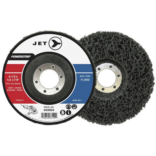 Meule &agrave; centre d&eacute;prim&eacute; pour pr&eacute;paration de surfaces POWERSTRIP XCL, 4-1/2" dia. Northern Industrial Supply Inc.