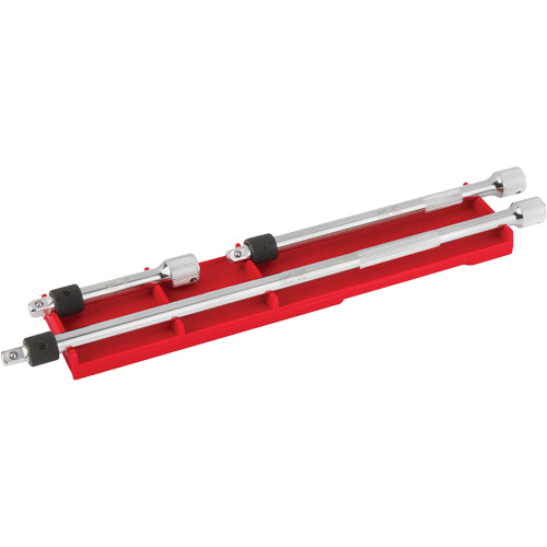 Locking Extension Set, 1/4" Drive, Chrome Finish, 3 Pcs Northern Industrial Supply Inc.