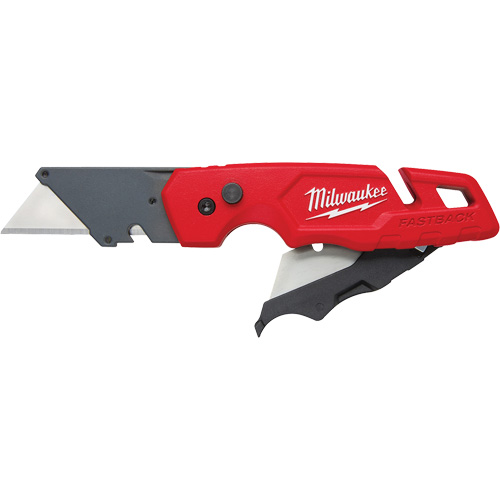 FASTBACK Folding Utility Knife with Blade Storage, Metal Handle Northern Industrial Supply Inc.