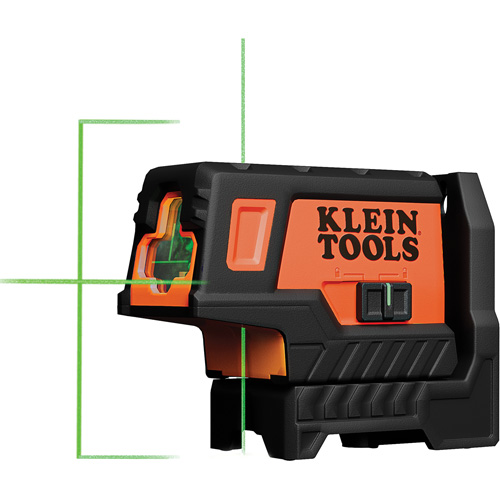 Niveau laser compact &agrave; lignes vertes en croix avec point daplomb Northern Industrial Supply Inc.