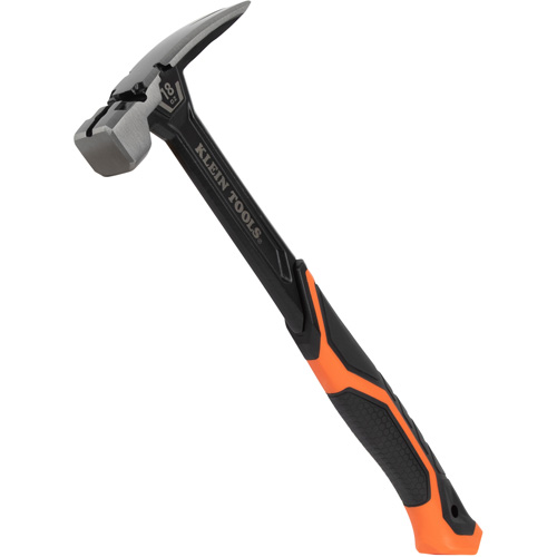 Steel Claw Hammer, 18 oz., Solid Steel Handle, 15" L Northern Industrial Supply Inc.