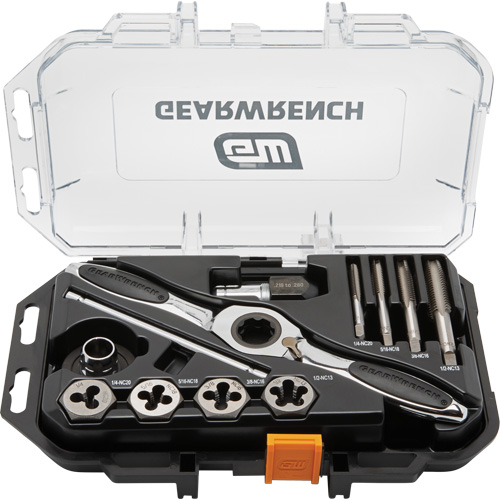 SAE Ratcheting Tap & Die Set, 13 Pieces Northern Industrial Supply Inc.
