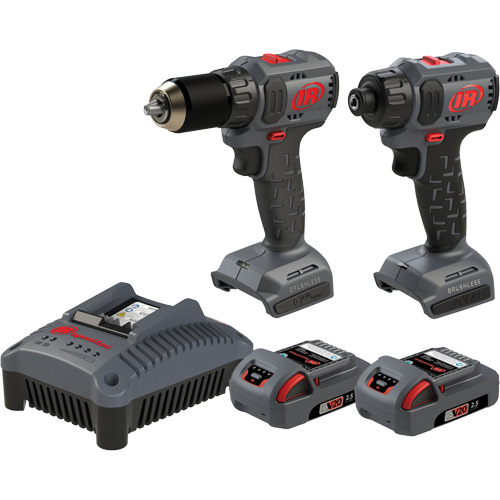Compact Drill & Screwdriver Cordless Combo Tool Kit, Lithium-Ion, 20 V Northern Industrial Supply Inc.