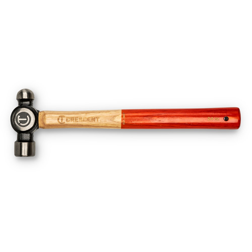 Ball Pein Hammer, 24 oz. Head Weight, Polished Face, Wood Handle Northern Industrial Supply Inc.