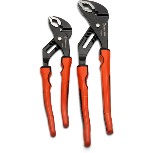 Jeu de pince bouvet&eacute;es Grip Zone V-Jaw avec manche bimat&eacute;riau en cuir, 2 Morcea Northern Industrial Supply Inc.
