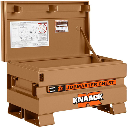 Coffre de chantier mod&egrave;le 32 avec cadenas, 32" x 19" x 19", Acier, Havane Northern Industrial Supply Inc.