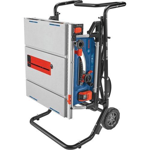 Jobsite Table Saw with Gravity-Rise Wheeled Stand, 120 V, 15 A, 3800 RPM Northern Industrial Supply Inc.