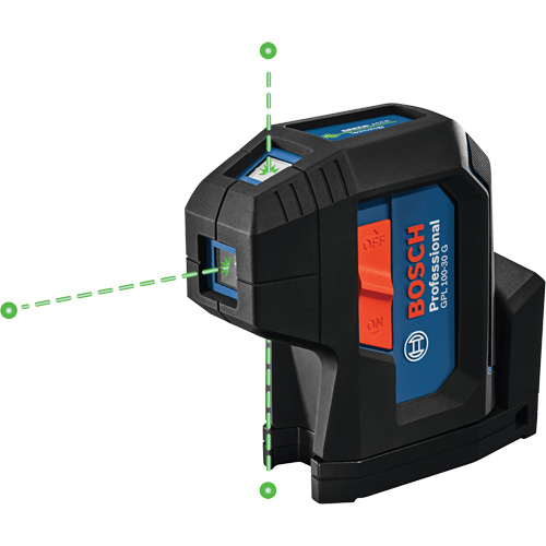 Laser dalignement autonivelant &agrave; faisceau vert &agrave; trois points Northern Industrial Supply Inc.