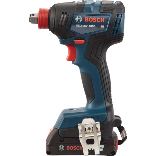 Ensemble visseuse/cl&eacute; &agrave; chocs 2-en-1 pour embouts et douilles, 1/2", 1800 lb-po Couple max., 18 V, Lithium-ion Northern Industrial Supply Inc.