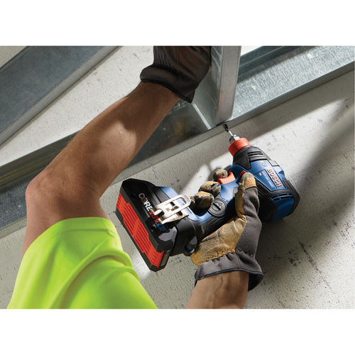 Ensemble visseuse/cl&eacute; &agrave; chocs 2-en-1 pour embouts et douilles, 1/2", 1800 lb-po Couple max., 18 V, Lithium-ion Northern Industrial Supply Inc.