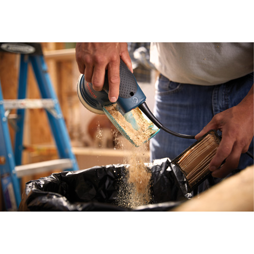 Palm Random Orbit Sander/Polisher, 5" Sand Paper, 2.5 A, 120 V Northern Industrial Supply Inc.