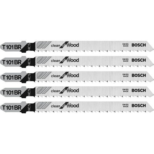 Basic Wood Jigsaw Blade, T-Shank, 4" L, 10 TPI Northern Industrial Supply Inc.