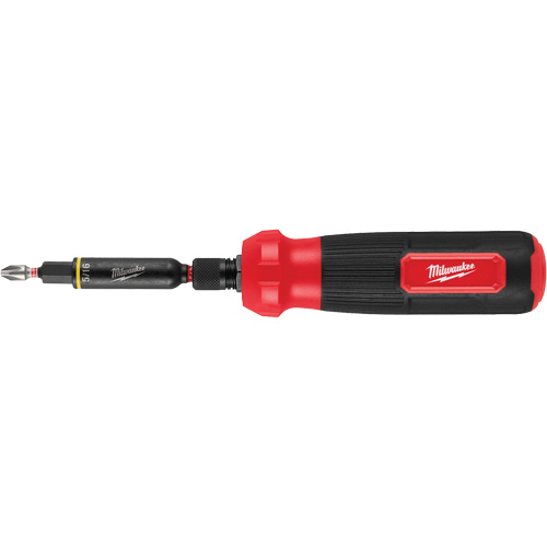 Tournevis multi-usage 8-en-1 avec embouts et tourne-&eacute;crous &agrave; chocs SHOCKWAVE, 8-1/3" lo, Prise Coussin&eacute;e Northern Industrial Supply Inc.