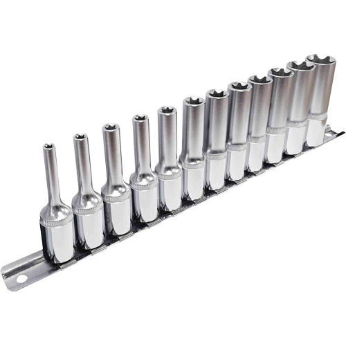Jeu de douilles externes Torx, 12 Mcx, Prise de 3/8", Profond Northern Industrial Supply Inc.