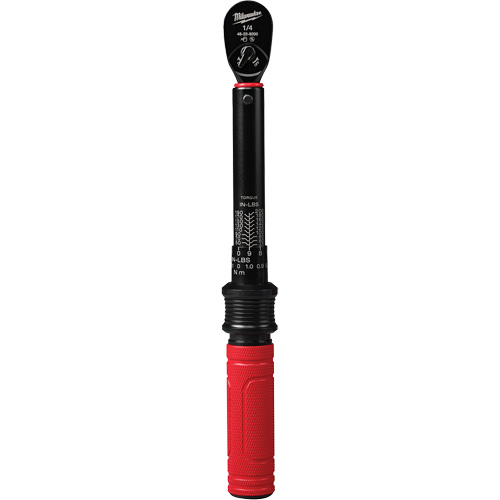 Torque Wrench, Click, 1/4" Square Drive, 4.5 - 22.6 N.m/40 - 200 in-lbs Northern Industrial Supply Inc.