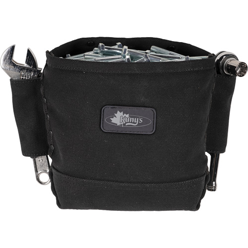 Phantom Collection Nut & Bolt Bag with 2 Sleeves, Canvas, 3 Pockets, Black Northern Industrial Supply Inc.