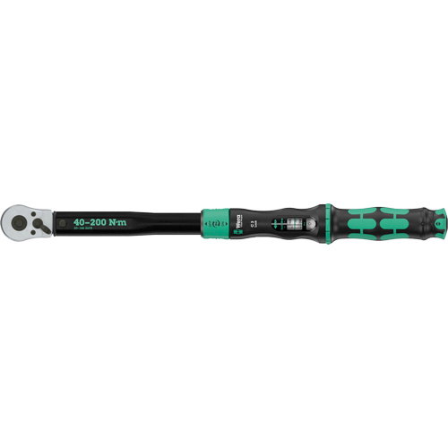 Cl&eacute; dynamom&eacute;trique Click-Torque Lock C 3 r&eacute;glable avec fonction Torque Lock, &agrave; cliquer, Entraînement 1/2" carr&eacute;, 30 - 146 lb-pi Northern Industrial Supply Inc.