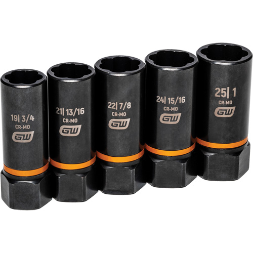 Jeu de douilles d'extraction Bolt Biter, 5 Mcx, Chocs, Prise de 1/2", Profond Northern Industrial Supply Inc.