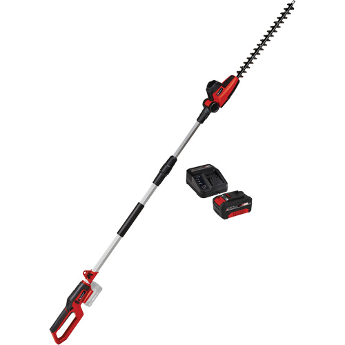 Cordless Pole Hedge Trimmer with 4Ah Battery & Charger Starter Kit, 18", 18 V, Battery Powered Northern Industrial Supply Inc.