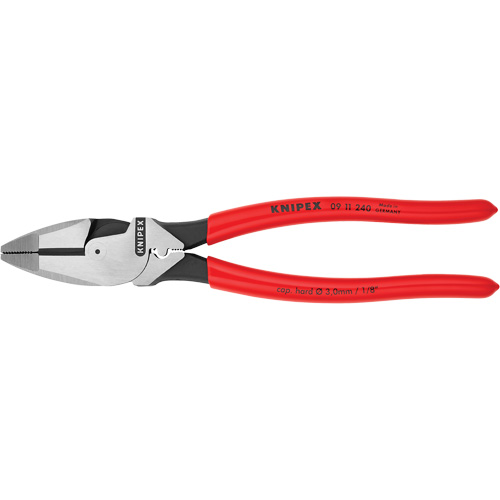 High Leverage Lineman's Pliers New England with Fish Tape Puller & Crimper Northern Industrial Supply Inc.