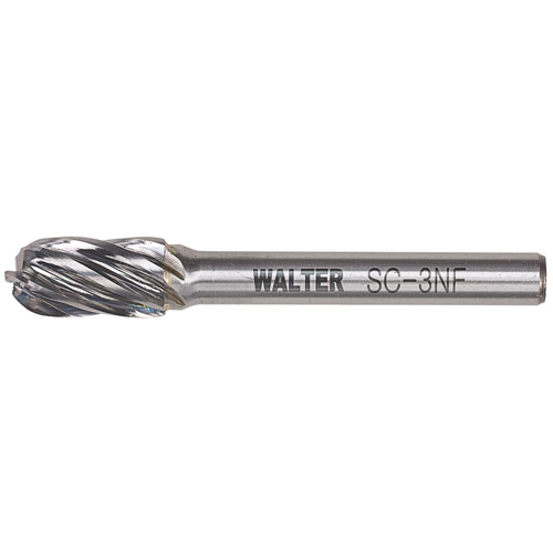 Fraise double au carbure avec tige cylindrique &agrave; pointe ronde, 1/2" dia., 1" profondeur de la coupe Northern Industrial Supply Inc.