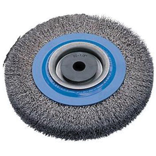 Brosses rotatives &agrave; fils torsad&eacute;s d'&eacute;tabli, 6" dia., Fils 0,0118", Arbre 1/2" - 1-1/4" Northern Industrial Supply Inc.