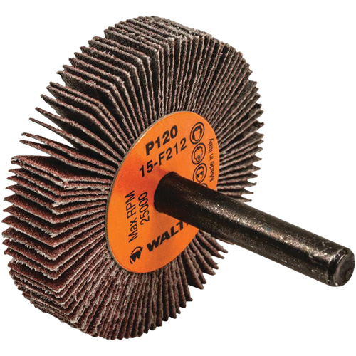 Flap Wheels-Coolcut Flap Wheels, Aluminum Oxide, 120 Grit, 2" x 3/8" x 1/4" Northern Industrial Supply Inc.