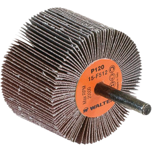 Flap Wheels-Coolcut Flap Wheels, Aluminum Oxide, 120 Grit, 2-1/2" x 1-1/2" x 1/4" Northern Industrial Supply Inc.