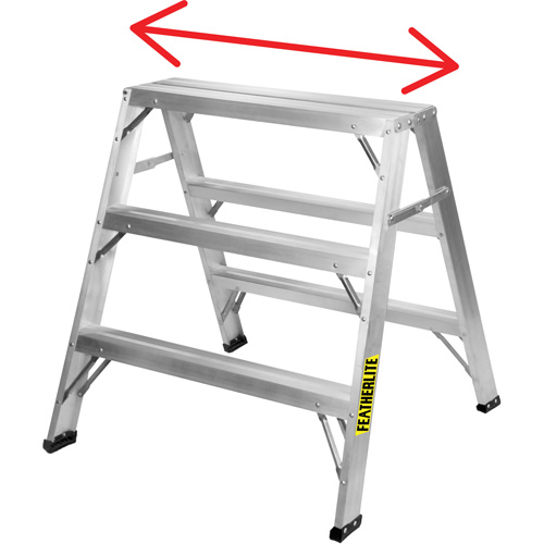Chevalet de sciage industriel, 2' ha x 31,9375" la x 23,50" pr, Capacit&eacute; de 300 lb, Aluminium Northern Industrial Supply Inc.