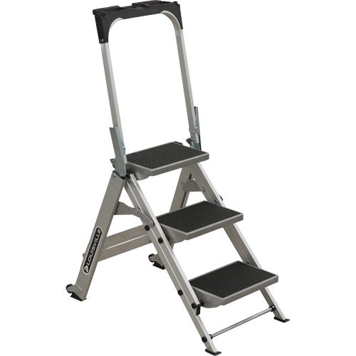 &eacute;chelle escabeau avec roues pivotantes, 3 marches, 34" x 22" x Hauteur 50,75" Northern Industrial Supply Inc.