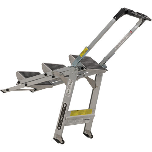 &eacute;chelle escabeau avec roues pivotantes, 3 marches, 34" x 22" x Hauteur 50,75" Northern Industrial Supply Inc.