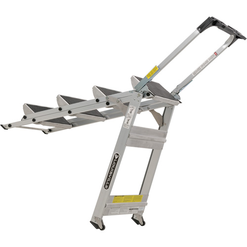 &eacute;chelle escabeau avec roues pivotantes, 4 marches, 44,25" x 22,13" x Hauteur 59" Northern Industrial Supply Inc.