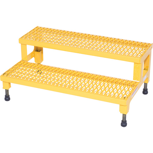 Plate-forme ajustable Step-Mate, 2 marche(s), 36-3/16" la x 22-7/8" lo x 15-1/4" h, Capacit&eacute; 500 lb Northern Industrial Supply Inc.