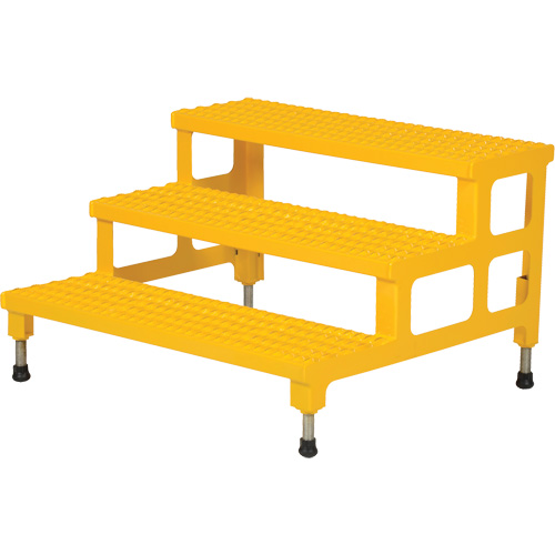 Plate-forme ajustable Step-Mate, 3 marche(s), 36-3/16" la x 33-7/8" lo x 22-1/4" h, Capacit&eacute; 500 lb Northern Industrial Supply Inc.