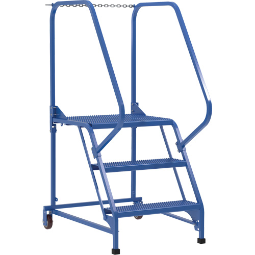 Maintenance Ladder, 3 Steps, 23-9/16" Step Width, 30" Platform Height, Steel Northern Industrial Supply Inc.