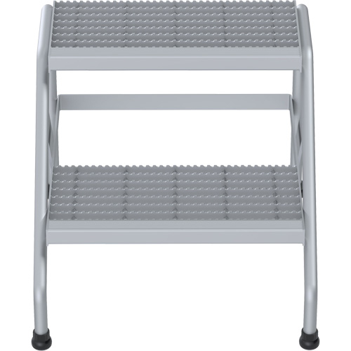 Aluminum Step Stand, 2 Step(s), 22-13/16" W x 24-9/16" L x 20" H, 500 lbs. Capacity Northern Industrial Supply Inc.
