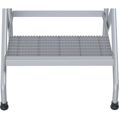 Aluminum Step Stand, 2 Step(s), 22-13/16" W x 24-9/16" L x 20" H, 500 lbs. Capacity Northern Industrial Supply Inc.