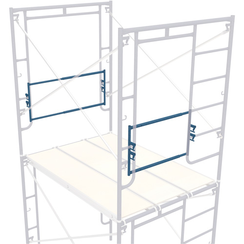 Garde-corps dextr&eacute;mit&eacute; extensible pour l'&eacute;chafaudage, Barre de retenue, 21" h Northern Industrial Supply Inc.