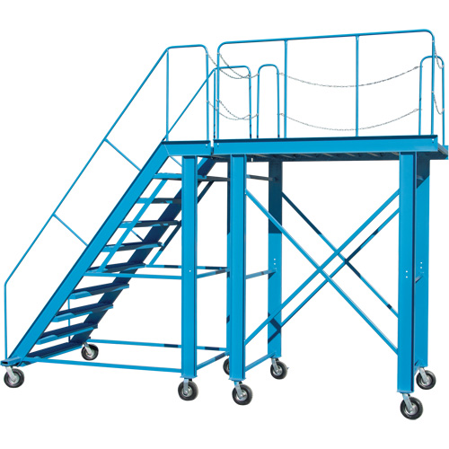 &eacute;chelle &agrave; neige, Acier, 10 Marches, 99" ha, 85-1/2" p, 48" Marche, Stri&eacute; Northern Industrial Supply Inc.