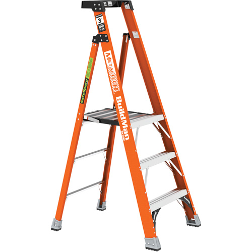 Safespace Platform Step Ladder, 3', 300 lbs. Cap. Northern Industrial Supply Inc.