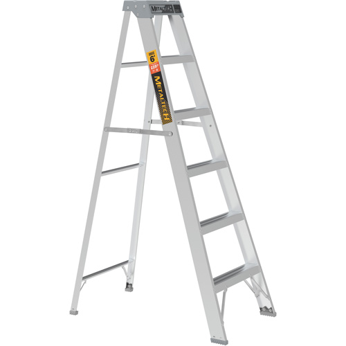 Step Ladder, 6', Aluminum, 225 lbs. Capacity, Type 2 Northern Industrial Supply Inc.
