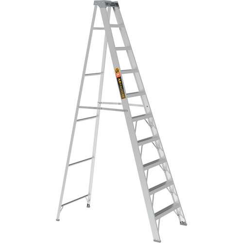 Step Ladder, 10', Aluminum, 225 lbs. Capacity, Type 2 Northern Industrial Supply Inc.