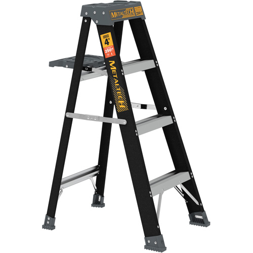 Step Ladder with Paint Tray, 4', Fibreglass, 250 lbs. Capacity, Type 1 Northern Industrial Supply Inc.