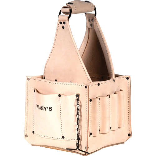 Electrical & Maintenance Tool Pouches, Leather, 17 Pockets, Beige Northern Industrial Supply Inc.